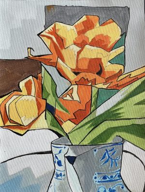 Abstract of a Flower Pot