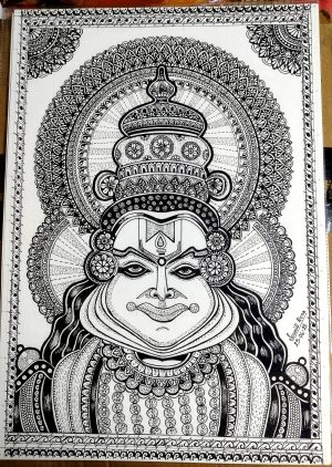 Kathakali Dancer