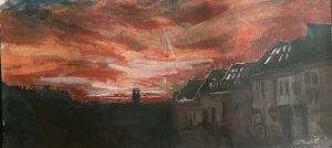 Sunset in Berlin