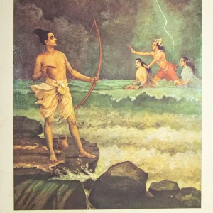 Sri Rama Vanquishing The Ocean